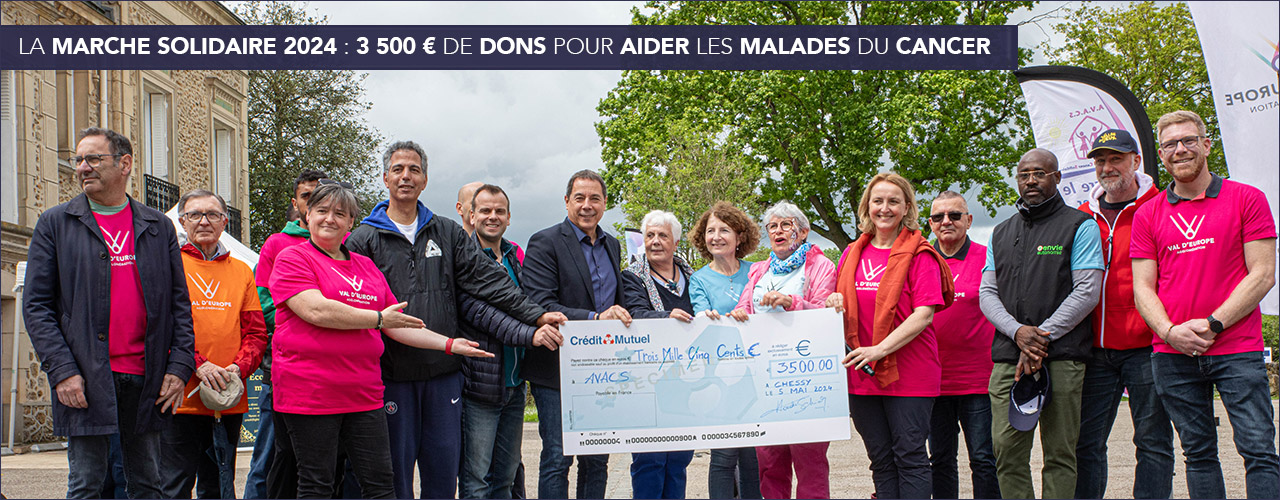 La Marche Solidaire 2024 : 3 500 € de dons pour aider les malades du cancer