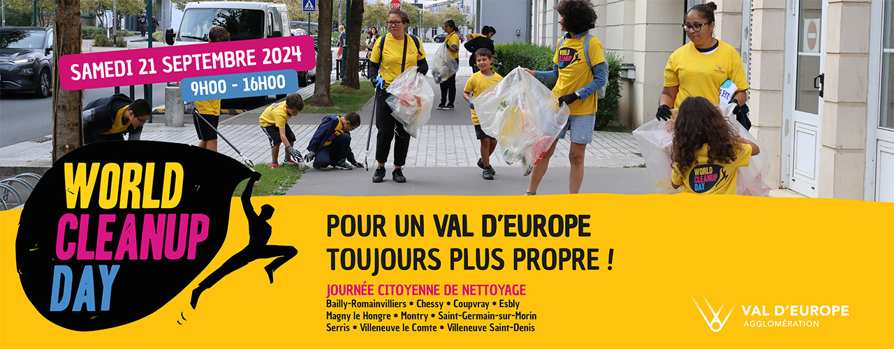 World Clean Up Day Val d’Europe 2024