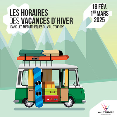 Horaires des vacances des médiathèques